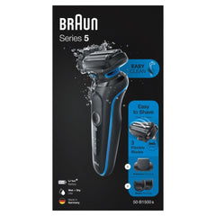 Бритва электрическая Braun Series 5 50-B/W1500 S для сухого или влажного бритья c пятью насадками гребнями