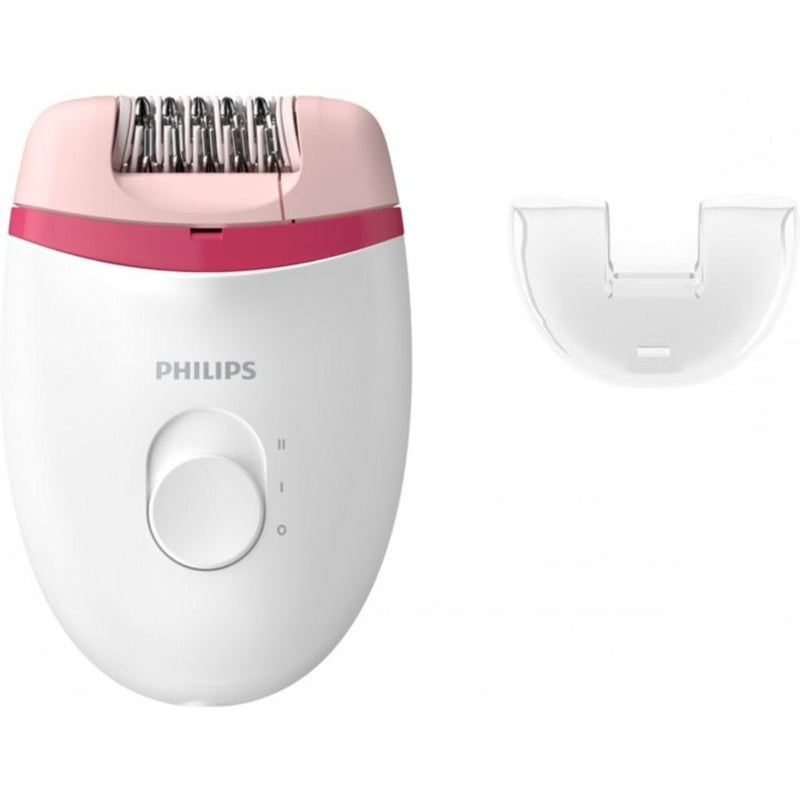 Эпилятор Philips Satinelle Essential BRE235/00 компактный для сухой эпиляции с двумя режимами скорости с питанием от сети