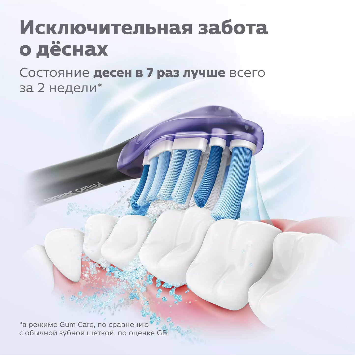 Насадки для зубной щетки электрической Philips Sonicare Premium Pack (C3/G3/W3) 3 шт.