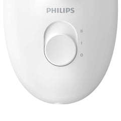 Эпилятор Philips Satinelle Essential BRE255/00 компактный для сухой эпиляции с двумя режимами эпиляции с питанием от сети