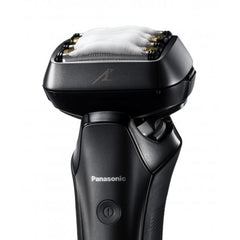 Бритва электрическая Panasonic ES-LS9A-K820 для сухого и влажного бритья с шестью бритвенными головками со станцией очистки и зарядки и жестким дорожным чехлом