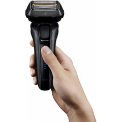 Бритва электрическая Panasonic ES-LV6U-K820 для сухого или влажного бритья с пятью бритвенными головками c мягким дорожным чехлом