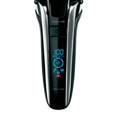 Бритва электрическая Panasonic ES-LV9Q-S820 для сухого или влажного бритья с пятью бритвенными головками со станцией очистки и зарядки и мягким дорожным чехлом