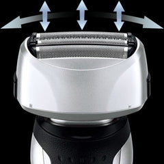 Бритва электрическая Panasonic ES-RF41-S520 для сухого или влажного бритья с четырьмя бритвенными головками и мягким дорожным чехлом