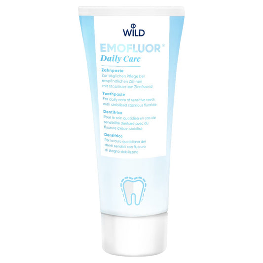 Зубная паста Dr. Wild Emofluor Daily Care со стабилизированным фторидом олова 75 мл для чувствительных зубов
