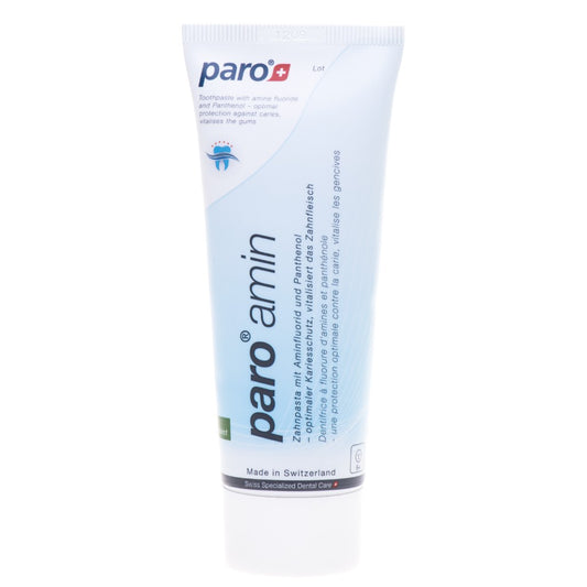 Зубна паста ParoSwiss paro® amin на основі амінофториду 1250 ppm, 75 мл