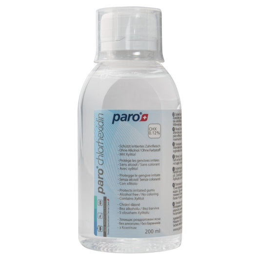 Ополіскувач для ротової порожнини ParoSwiss paro® chlorhexidin 0,12% 200 мл
