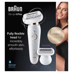 Эпилятор Braun Braun Silk-epil 9 Flex SES 9002 3D типа 5380 для сухой или влажной эпиляции с двумя режимами скорости