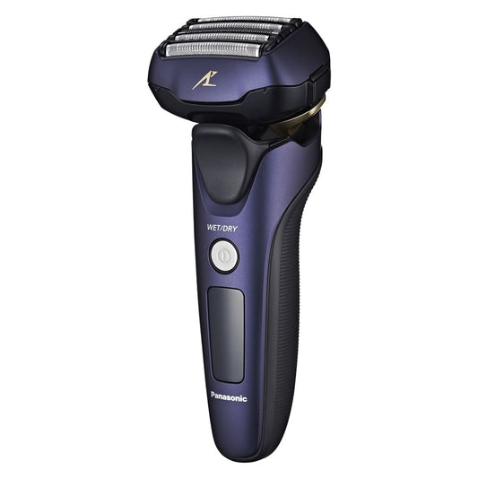 Бритва електрична Panasonic ES-LV67-A820 для сухого або вологого гоління з п'ятьма голівками для гоління і м'яким дорожнім чохлом.