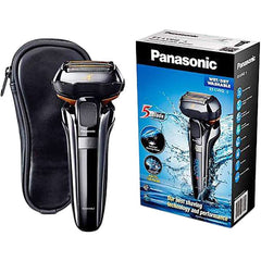 Бритва электрическая Panasonic ES-LV6Q-S820 для сухого или влажного бритья с пятью бритвенными головками и мягким дорожным чехлом