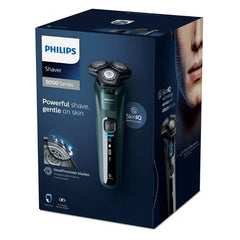 Бритва електрична Philips серії 5000 S5584/50 для сухого та вологого гоління з відкидним триммером та жорстким дорожнім чохлом та станцією самоочищення
